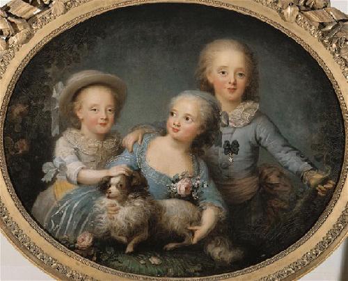 unknow artist The children of the comte d'Artois oil painting picture